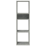 ZNTS Book Cabinet Concrete Grey 34x31x112 cm Engineered Wood 860286