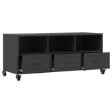 TV Cabinet Black 100.5x39x43.5 cm Steel 846692