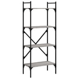 Bookcase 4-Tier Grey Sonoma 56x31.5x138.5 cm Engineered Wood 833341