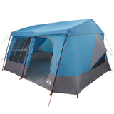 Family Tent with Rainfly Water-resistant 9-Person Blue 42042247