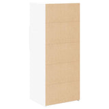 Highboard White 50x42.5x124 cm Engineered Wood 846173
