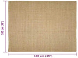 Sisal Rug for Scratching Post 100x100 cm 3203421