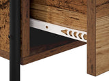 Hanging Bedside Cabinet 2 pcs Old Wood 40 x 30 x 60 cm 8013575