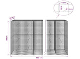 Gabion with 5 mm Wire and 5x5 cm Mesh 950x50x200 cm 3464317