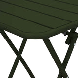 Bistro Table Dark Green 55 x 55 x 72.5 cm Powder-coated Steel 42002943