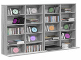 CD Cabinet 2 pcs Grey Sonoma 65 x 23.5 x 97.5 cm 8012685