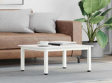 Coffee Table White 60 x 50 x 36 cm Solid Pine Wood 892762