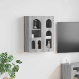 Hanging Cabinet Grey Sonoma 59 x 20 x 71.5 cm Engineered Wood 891360