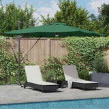 Roma Parasol Green 286 x 284 x 270 cm Aluminium and Polyester 42003352