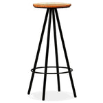 Bar Set 3 Pieces Solid Acacia and Reclaimed Wood 275128