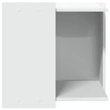 Cat Litter Box Enclosure White 53x53x51 cm Engineered Wood 857751