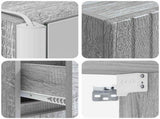 Bathroom Cabinet Set 5 pcs Grey Sonoma 43 x 11.5 x 60.5 cm 3407356
