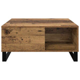 Coffee Table Old Wood 80 x 80 x 36.5 cm Engineered Wood 881669