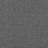 Dining Chairs with Wheel 2 pcs Dark grey 57 x 66 x 94 cm Fabric 42017808