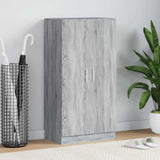 Shoe Cabinet Grey Sonoma 55x35x108 cm Engineered Wood 342669