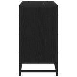 Bathroom Cabinet Black Oak 65 x 33 x 60 cm Engineered Wood 883636