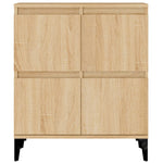Sideboards 2 pcs Sonoma Oak 60x35x70 cm Engineered Wood 3185762