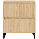 Sideboards 2 pcs Sonoma Oak 60x35x70 cm Engineered Wood 3185762