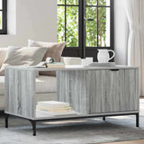 Coffee Table Grey Sonoma 90 x 49 x 46 cm Engineered Wood 883450