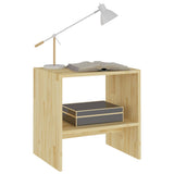 Bedside Cabinets 2 pcs 40x30.5x40 cm Solid Pinewood 808054