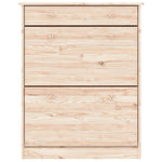 Shoe Cabinet ALTA 77x35x96 cm Solid Wood Pine 353923