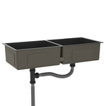 Handmade Kitchen Sink Black Stainless Steel 51525