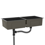 Handmade Kitchen Sink Black Stainless Steel 51525