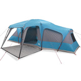 Family Tent with Porch Dome 9-Person Blue Waterproof 4009585