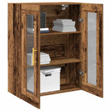 Wall Cabinet Old Wood 69.5 x 34 x 90 cm Engineered Wood 862165
