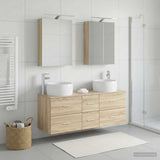 Bathroom Furniture Set 5 pcs Sonoma Oak 3407033