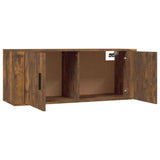 3 Piece TV Cabinet Set Smoked Oak Engineered Wood 3188419