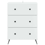 Drawer Cabinet White 66 x 34.5 x 90 cm Engineered Wood 895525