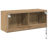 TV Wall Cabinet Artisan Oak 100 x 35 x 41 cm Engineered Wood 886251