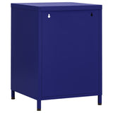 Nightstand Navy Blue 35x35x51 cm Steel 336217