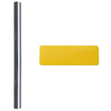 Solar Films 3 pcs Static Reflective Effect Silver PVC 3208993