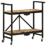 Kitchen Trolley 87x36x81 cm Solid Mango Wood 321710