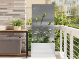 Garden Privacy Screen Sliver 50 x 150 cm Stainless steel 876431