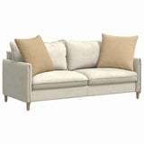Sofa Pillows 2 pcs Grey Green 60 x 60 cm Corduroy Fabric 42014036