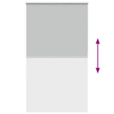 Roller Blind Blackout Light Grey 130x230 cm Fabric Width 126.6 cm Polyester 4011472