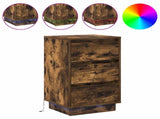 Bedside Cabinet Smoked Oak 39 x 34.5 x 65 cm Engineered wood 869630
