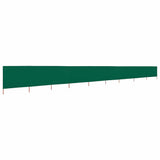 9-panel Wind Screen Fabric 1200x160 cm Green 47199
