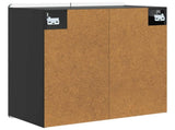 Wall-Mounted Cabinet Black 59 x 31 x 64 cm Engineered Wood 898236