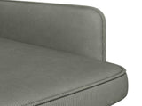 Armchair Light Grey Corduroy Fabric 42047711