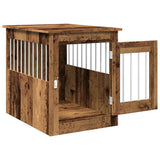 Dog Crate Furniture Old Wood 55x75x65 cm Engineered Wood 857639