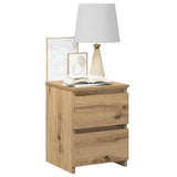 Bedside Cabinets 2 pcs Aritisan Oak 30x30x40 cm Engineered Wood 855849