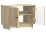 Bathroom Sink Cabinet EDE Sonoma Oak 59.5 x 31.5x 59 cm 895907