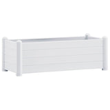 Garden Raised Bed PP White 100x43x35 cm 313975