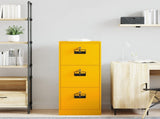 File Cabinet with Drawer Mustard Yellow 45.5 x 42 x 106.5 cm 891619