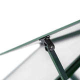 Greenhouse with Base Frame Green 224x169x202 cm Aluminium 3266324