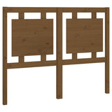 Bed Headboard Honey Brown 125.5x4x100 cm Solid Pine Wood 817933